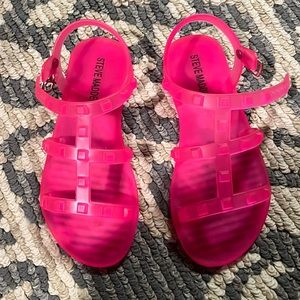 Hot Pink, Jelly Sandals